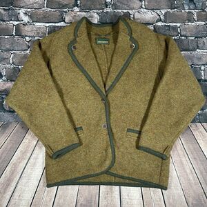 Geiger Cardigan Jacket Coat Women’s Size 42 Austria Pure 100% Wool
